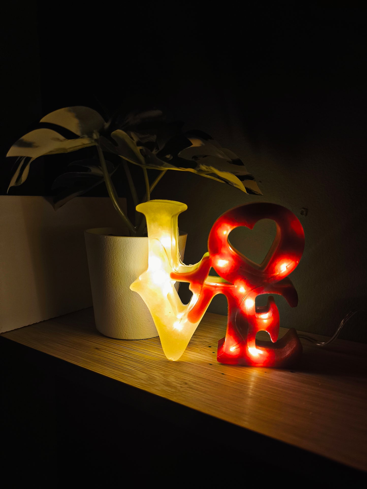 Lampes LOVE 8 cm d'amour