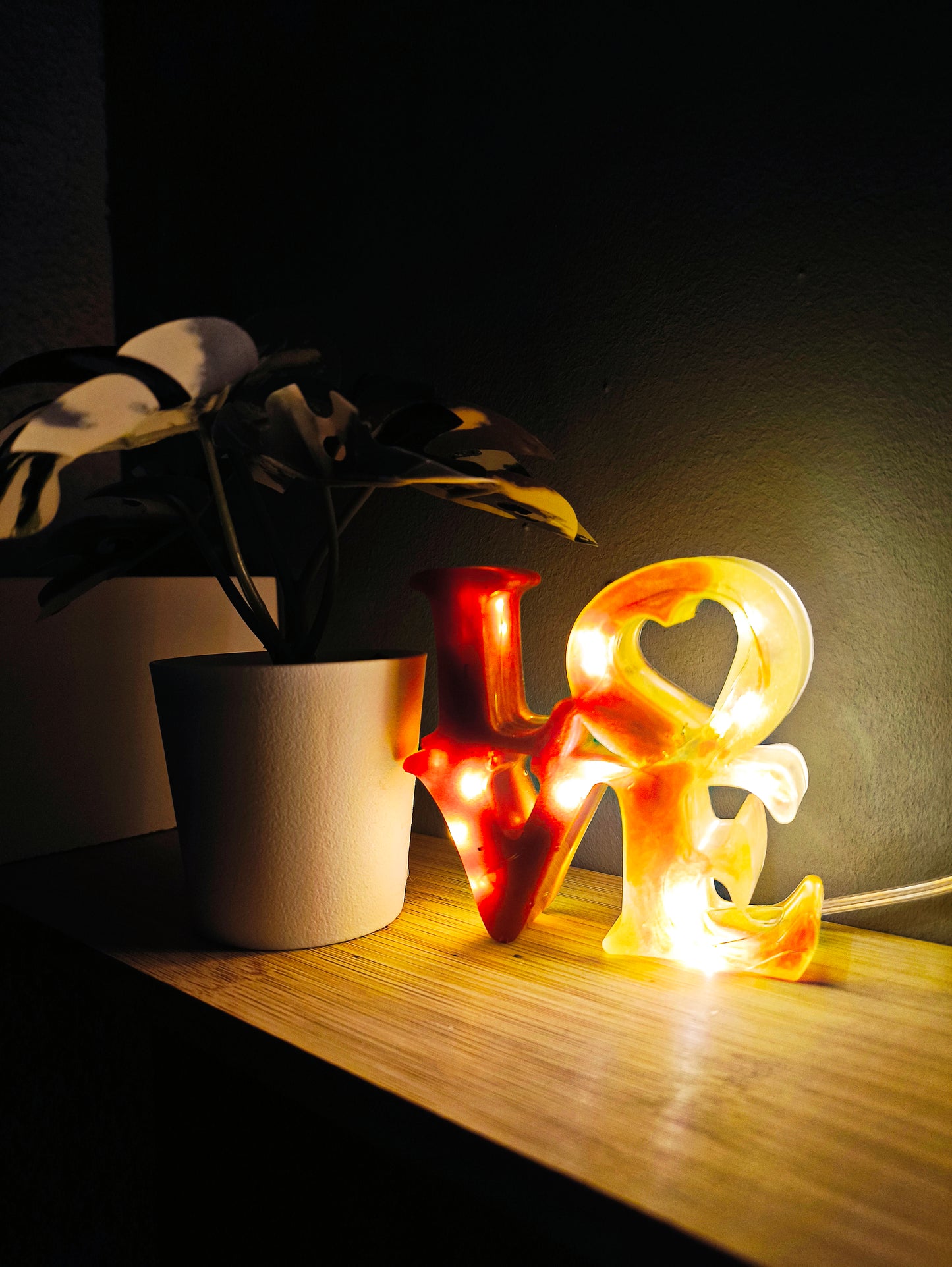 Lampe LOVE 8 cm d'amour