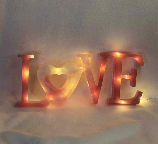 lampe LOVE 20 cm d'amour