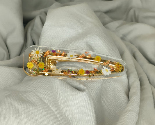 Barrette unique résine - L'art à part
