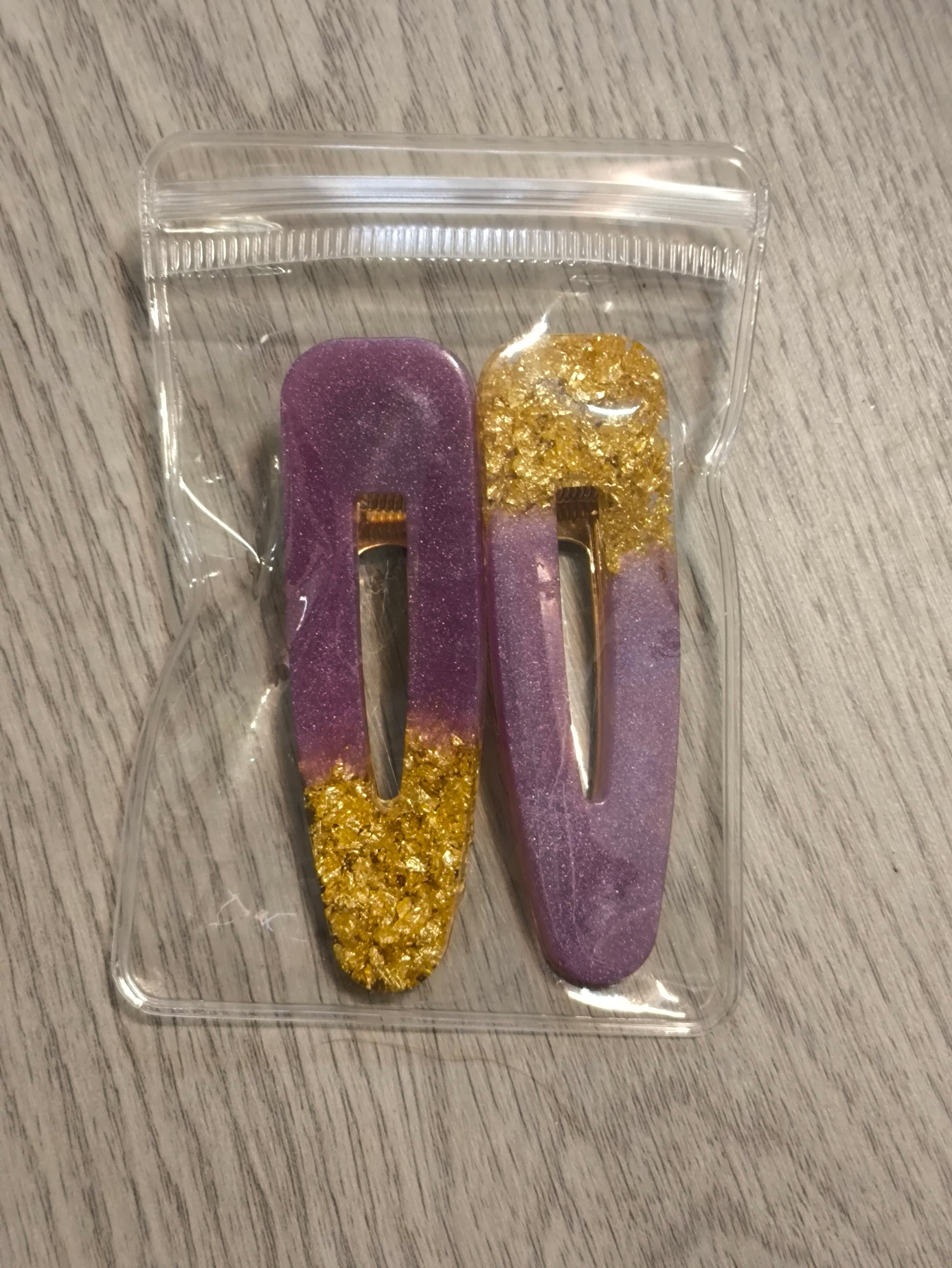 Duo de Barrettes uniques - L'art à part