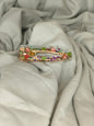 Barrette en résine unique style fruits fleurs - L'art à part