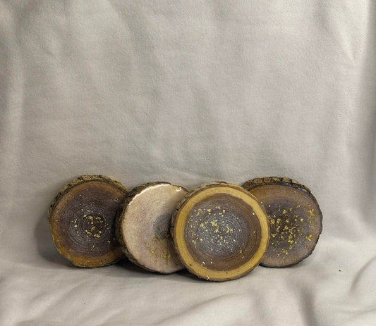 Dessous de verre bois et résine - L'art à part