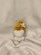 Ourson blanc fleurie - L'art à part