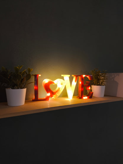 Lampe LOVE 20cm d'amour