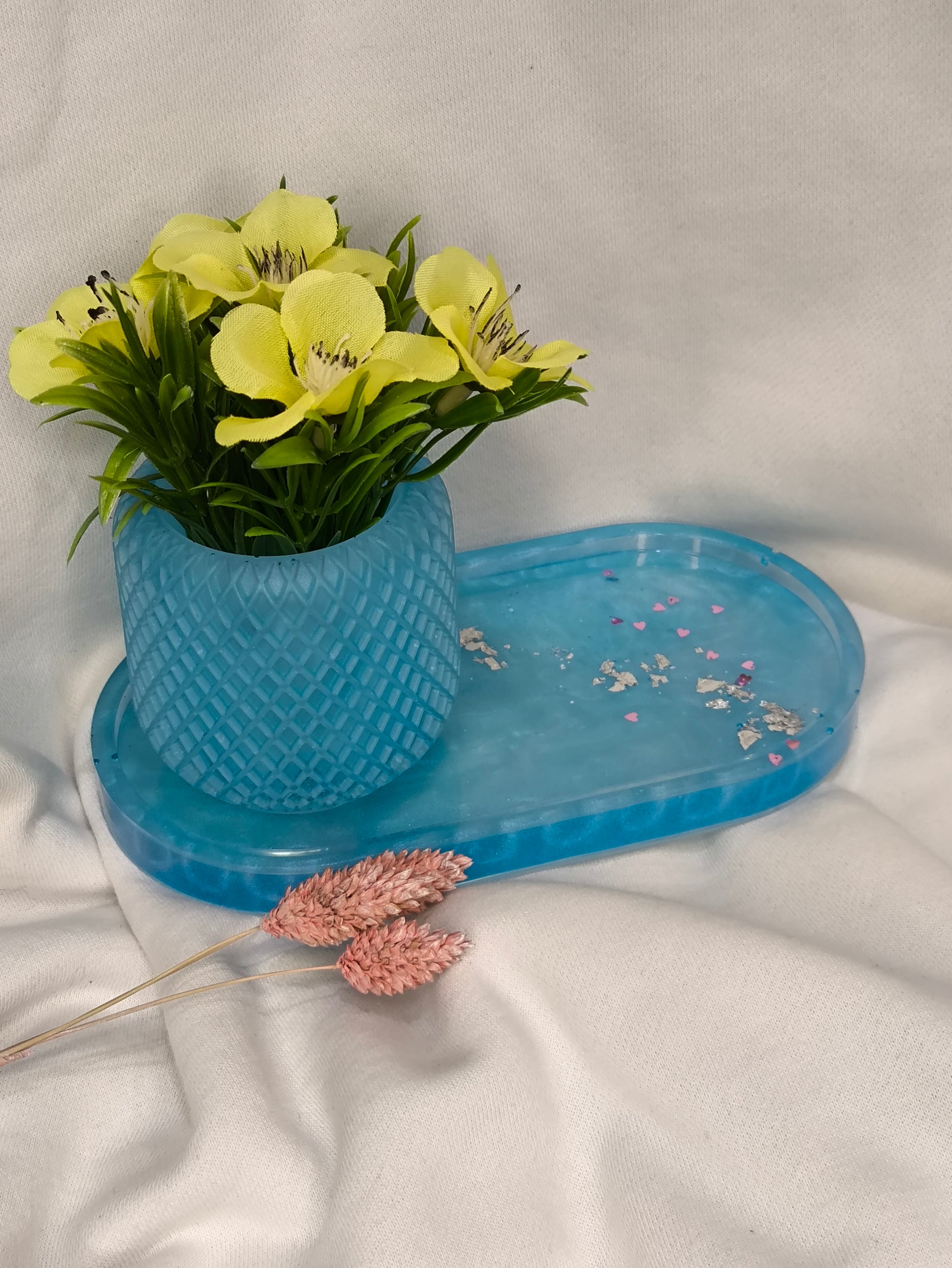 Pot de fleurs sur son support - L'art à part