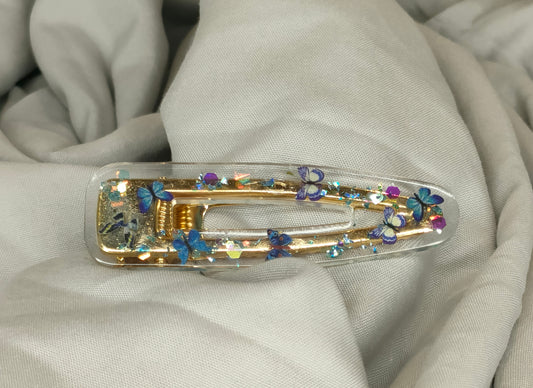 Barrette unique résine - L'art à part