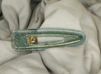 Barrette unique résine - L'art à part