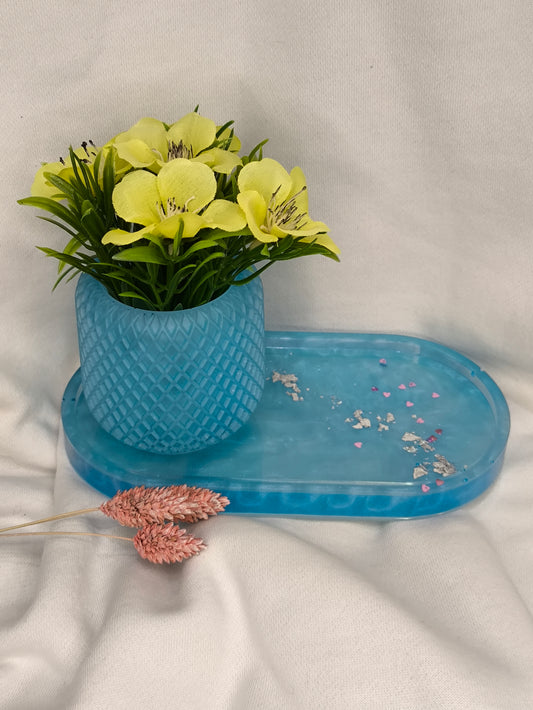 Pot de fleurs sur son support - L'art à part