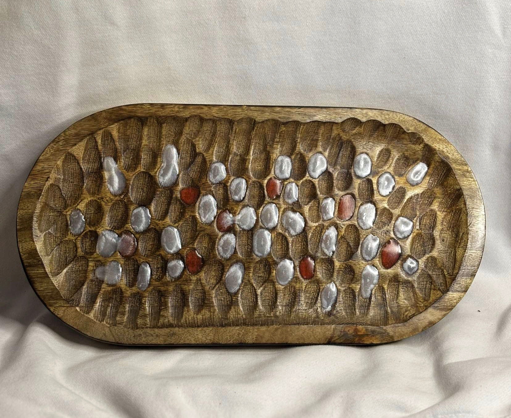 Plateau cuisine résine et bois - L'art à part