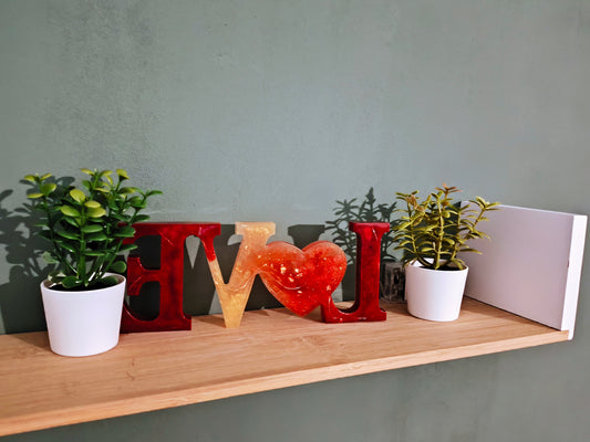 Lampe LOVE 20 cm d'amour