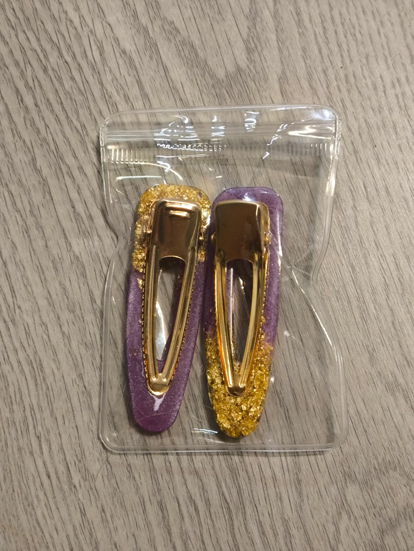 Duo de Barrettes uniques - L'art à part
